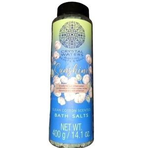 Crystal Waters Luxurious Sunshine Bath Salts Clean Cotton Scent